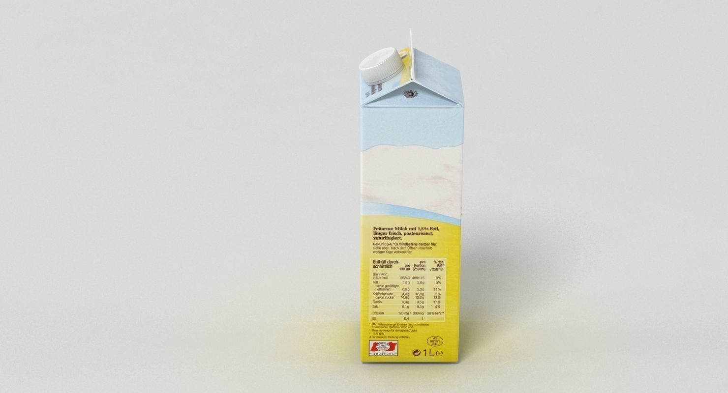 Milk Carton 3D model_3