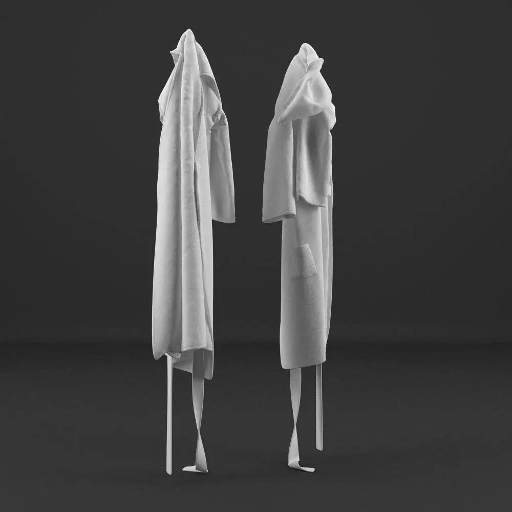 Bath Robe 5 3D model