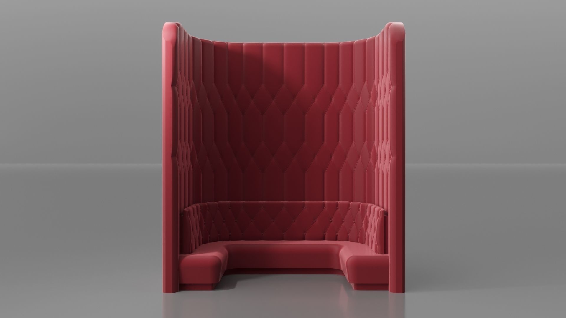 RedBooth chair 3D model_1