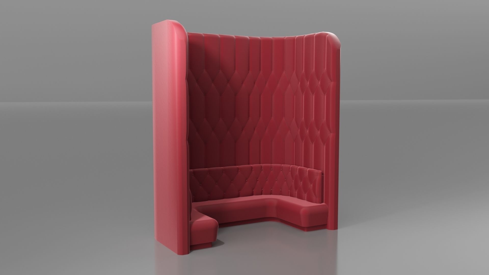 RedBooth chair 3D model_2