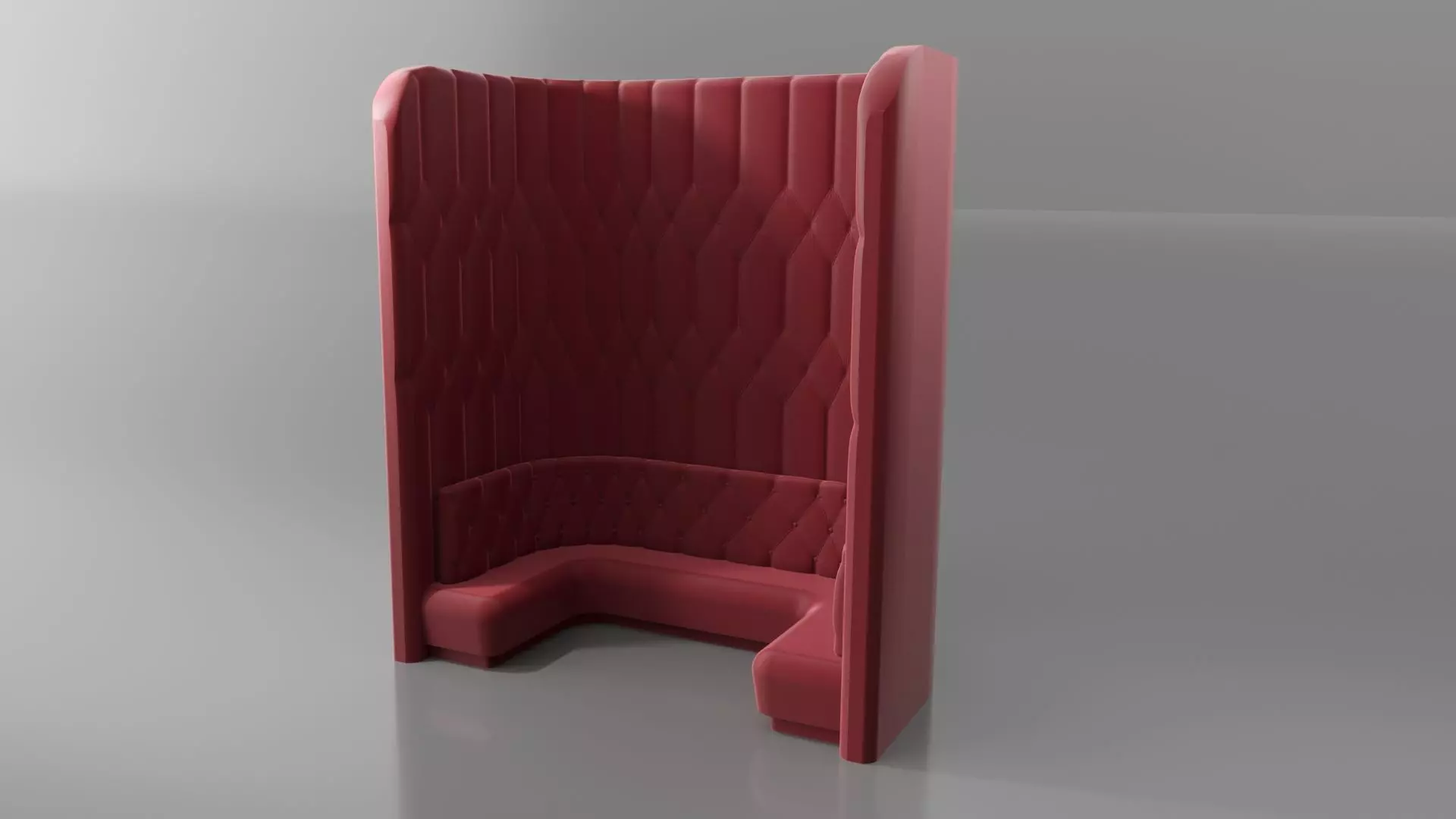 RedBooth chair 3D model_0