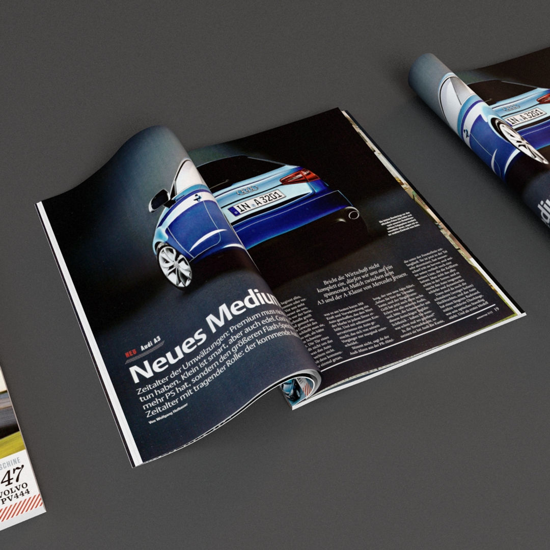 Magazine Collection mockup of 3D model_8