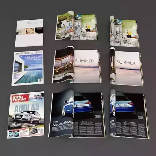 Magazine Collection mockup of