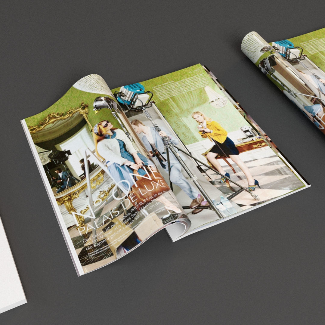 Magazine Collection mockup of 3D model_7