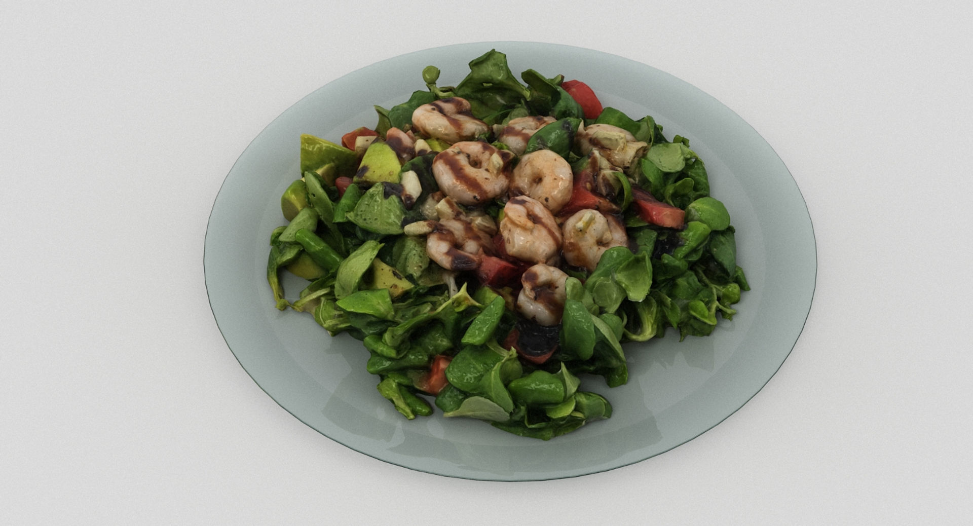 Prawn Salad 3D model_7