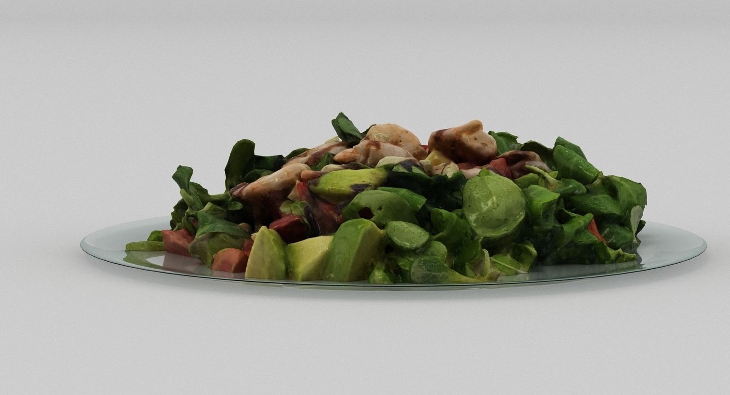 Prawn Salad 3D model_2