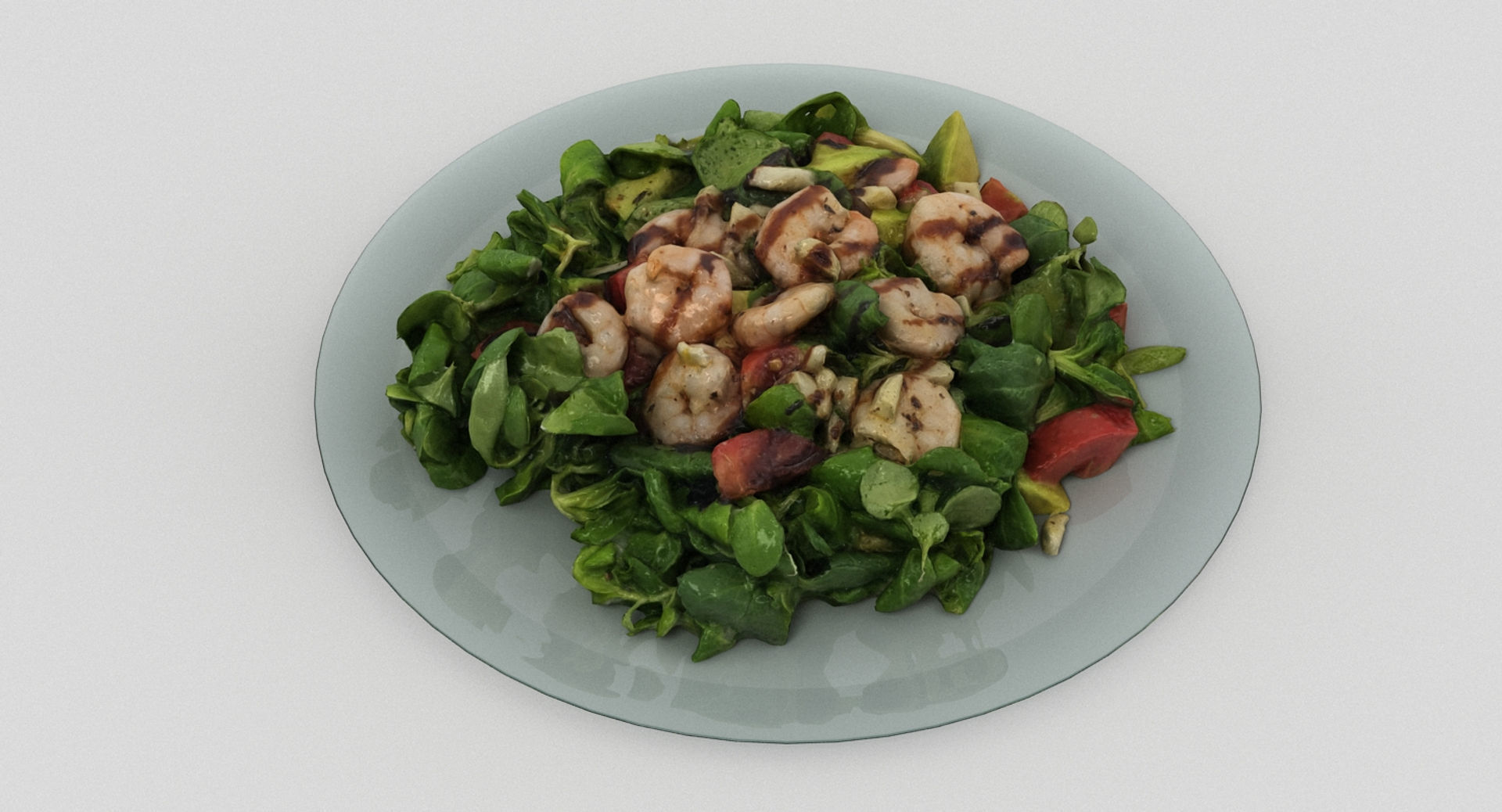 Prawn Salad 3D model_3