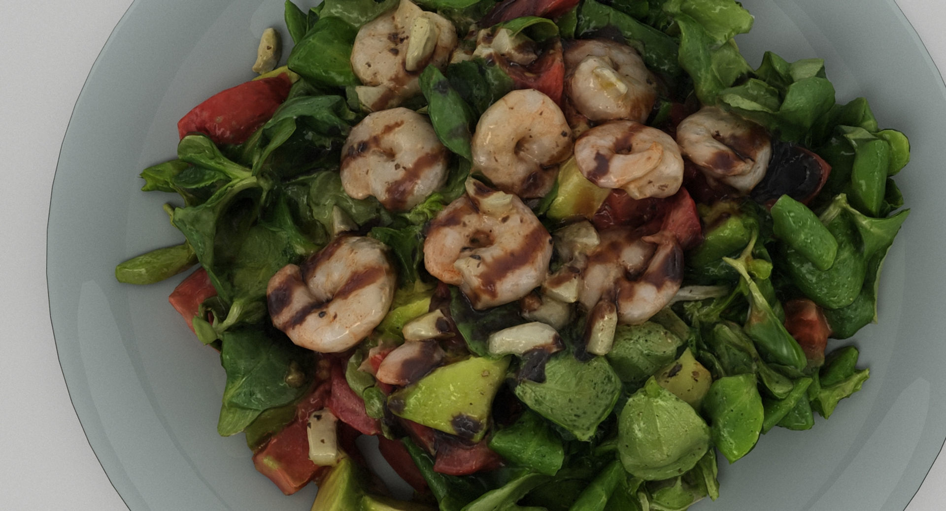 Prawn Salad 3D model_4