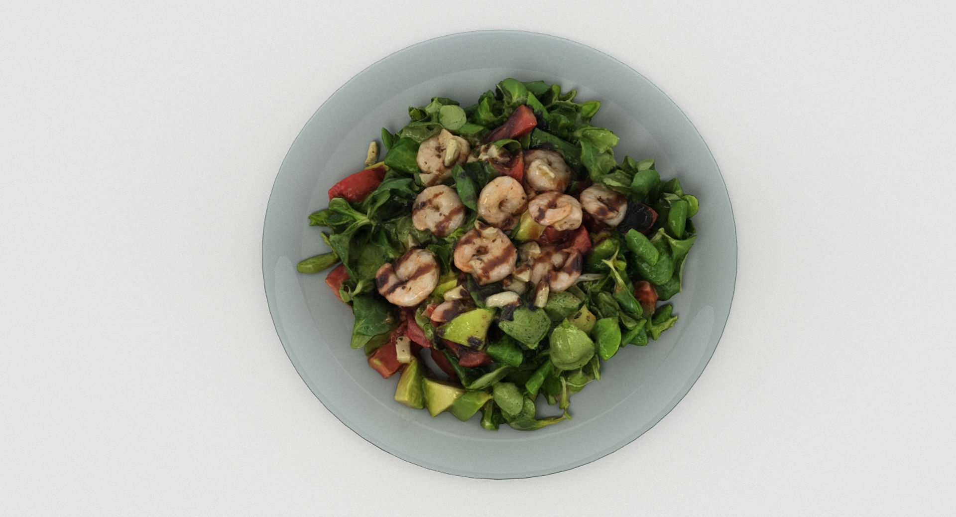 Prawn Salad 3D model_5