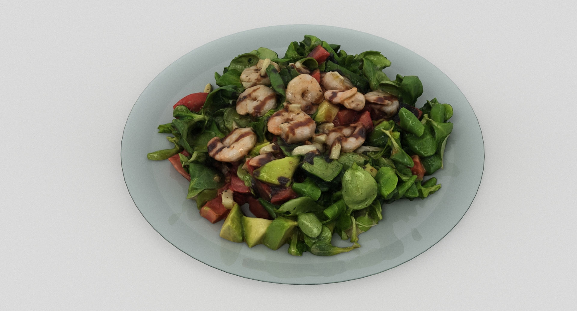 Prawn Salad 3D model_6