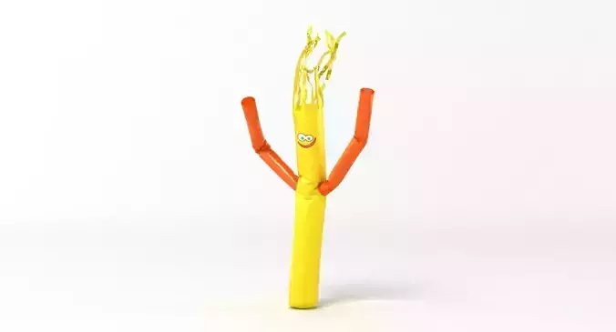 Skydancer 2 orange toy stick