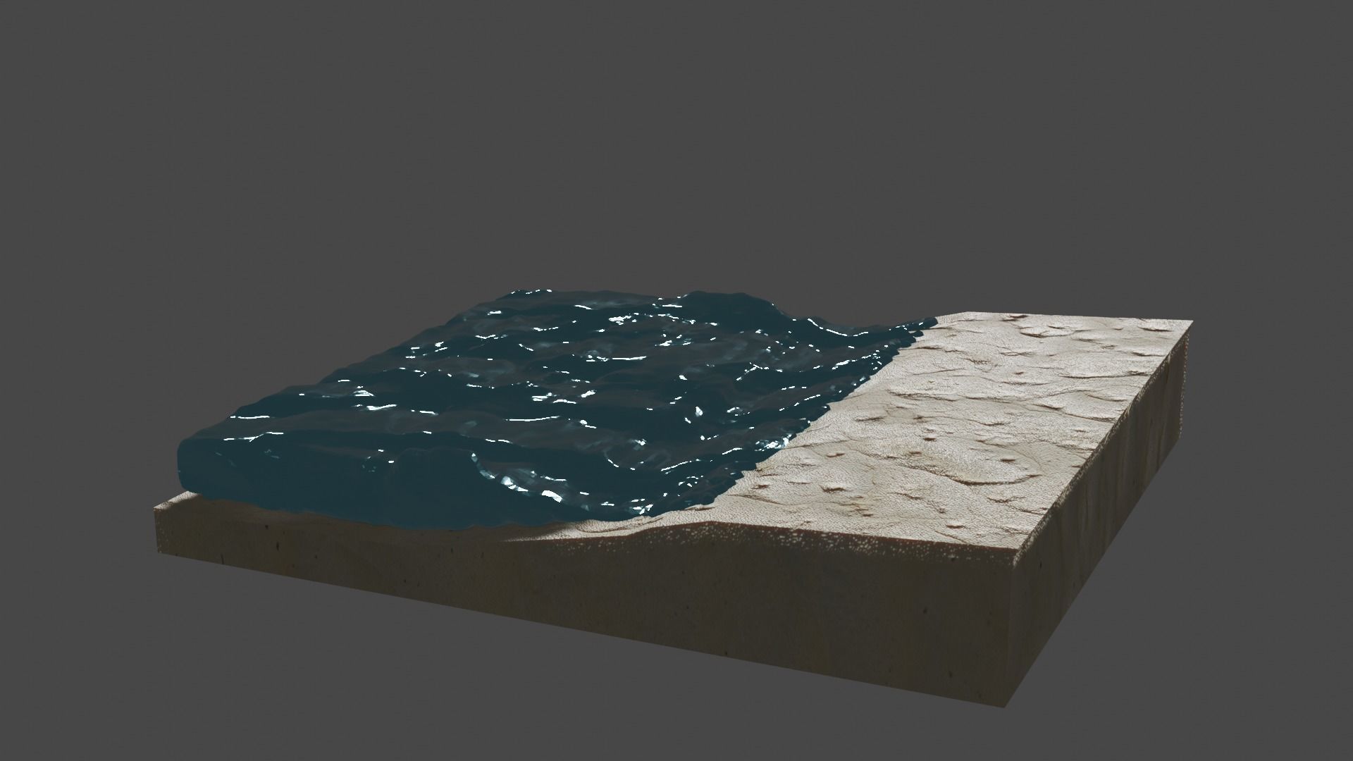 Fluid animation Free 3D model_2