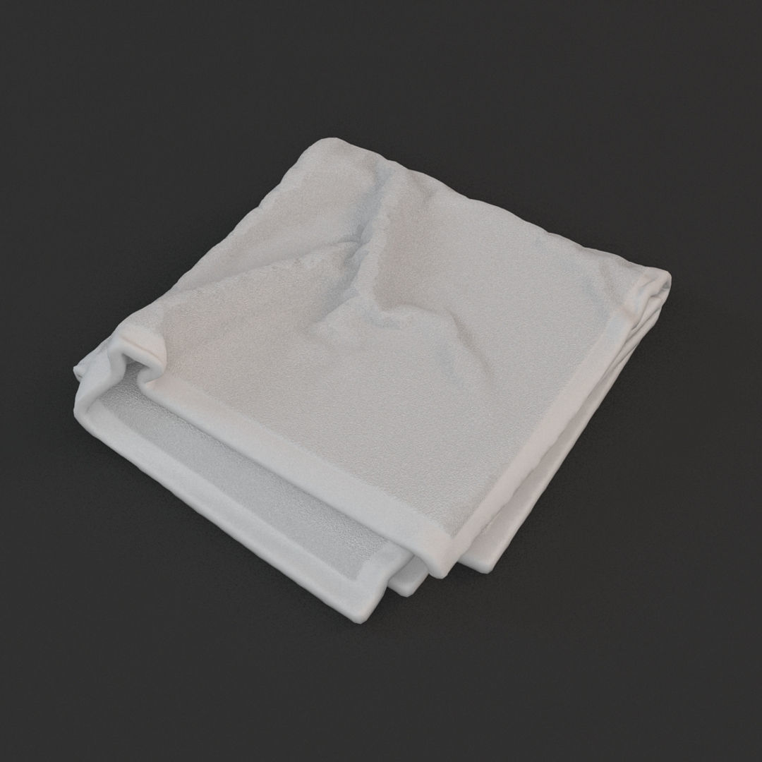 Folded Towels 3D model_6