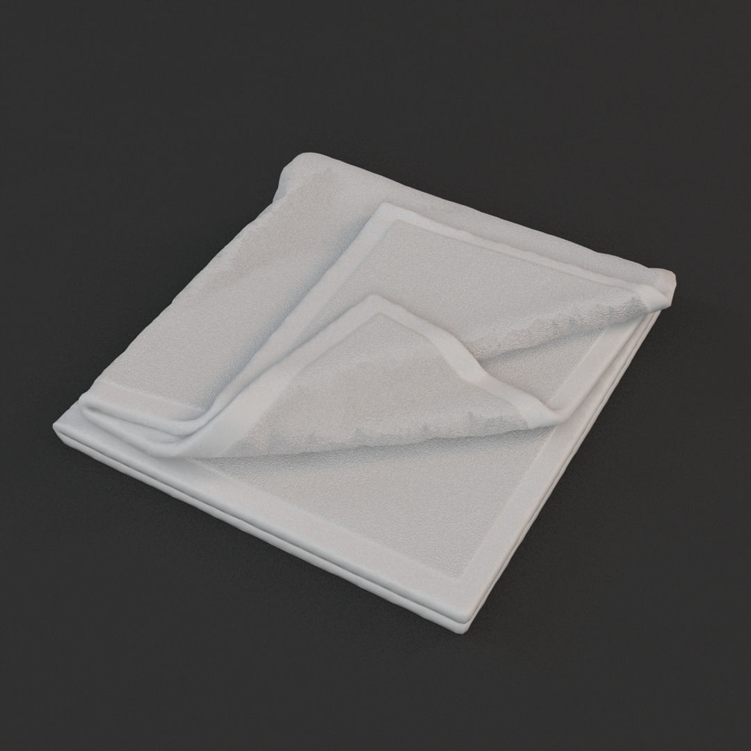 Folded Towels 3D model_5