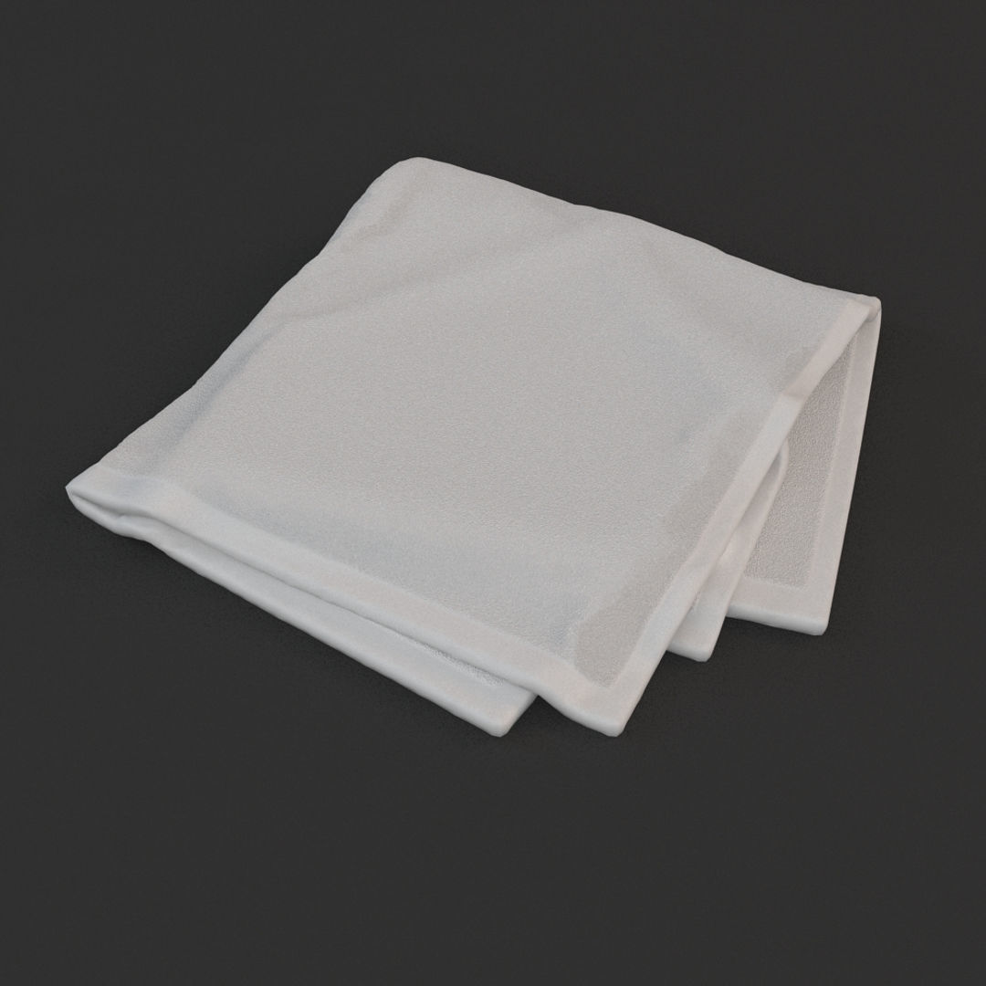 Folded Towels 3D model_4