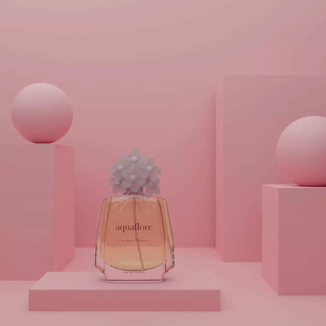 perfum made with blender 3D model
