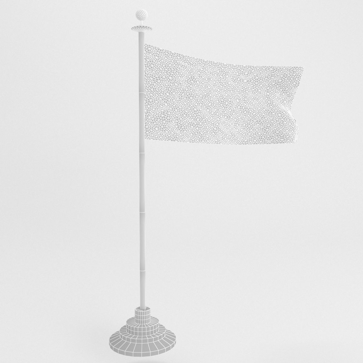 republican party flag model 3D model_13