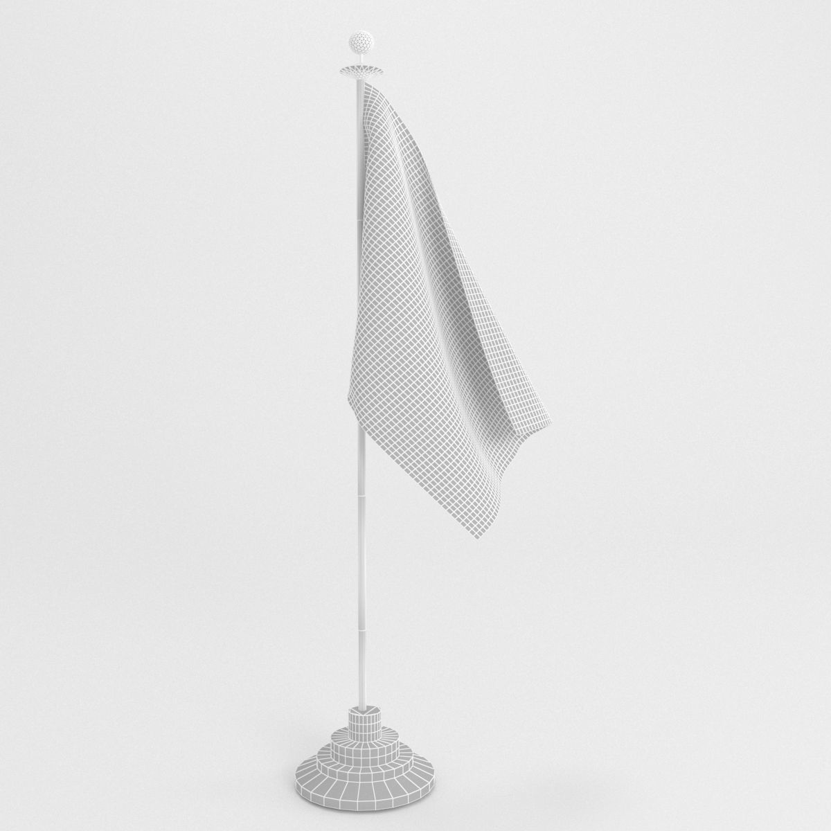 republican party flag model 3D model_6