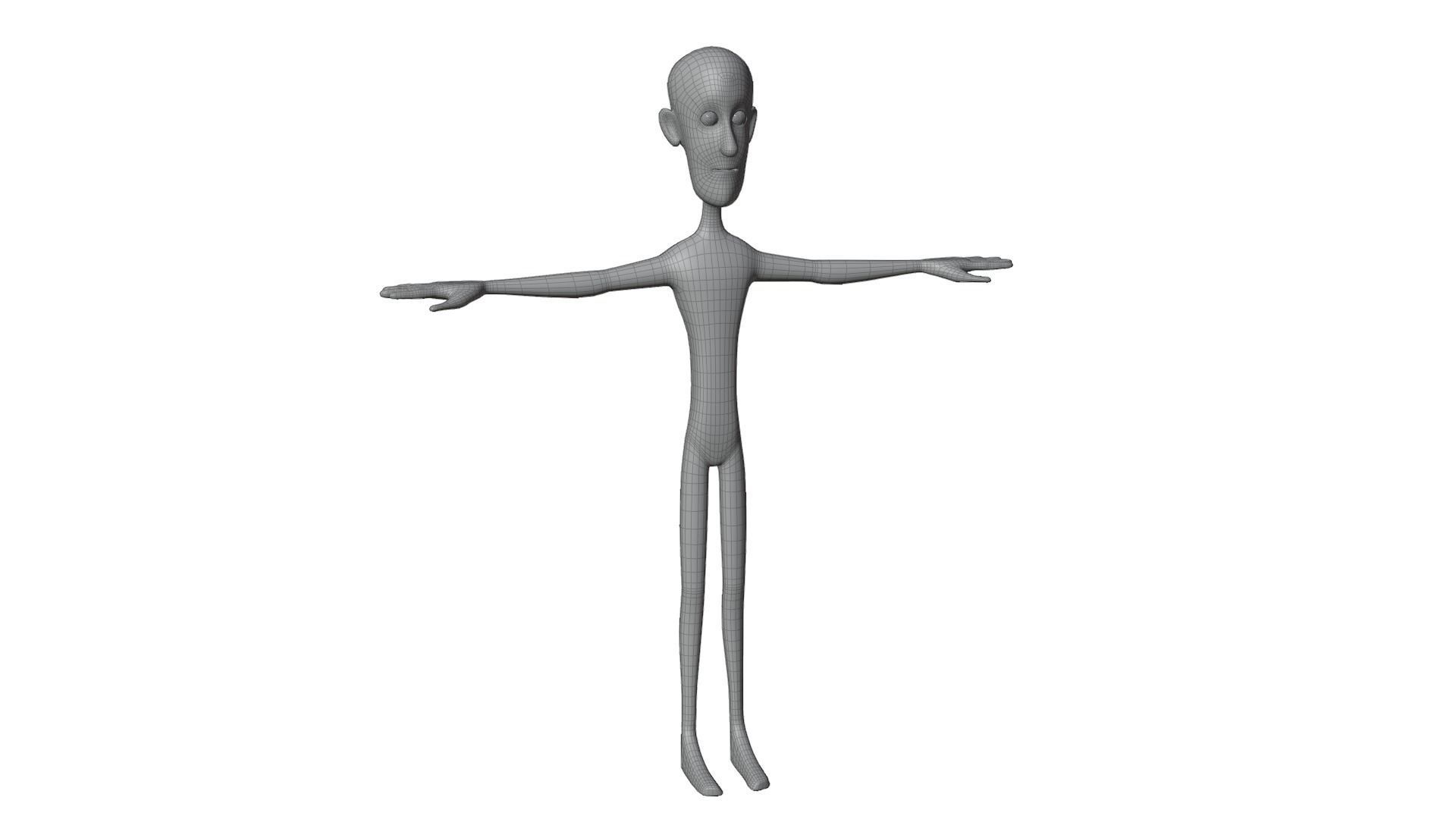 Stylized Base Mesh 3D model_2