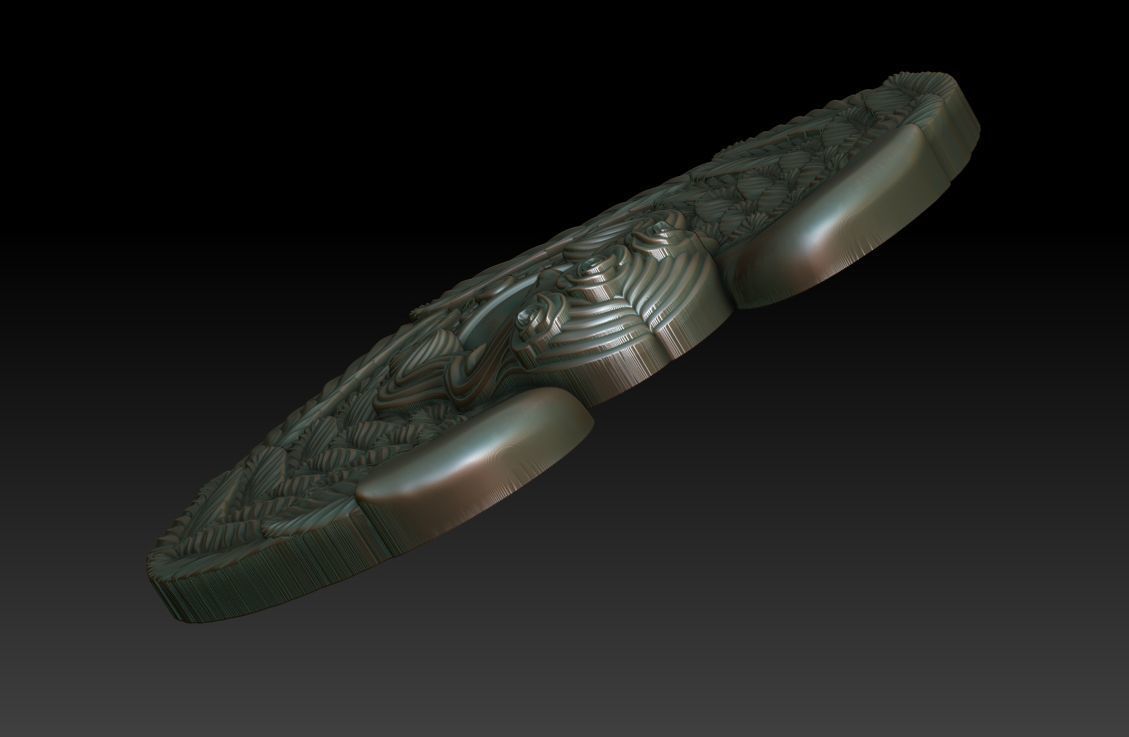 Angel with wings 3D print model_6