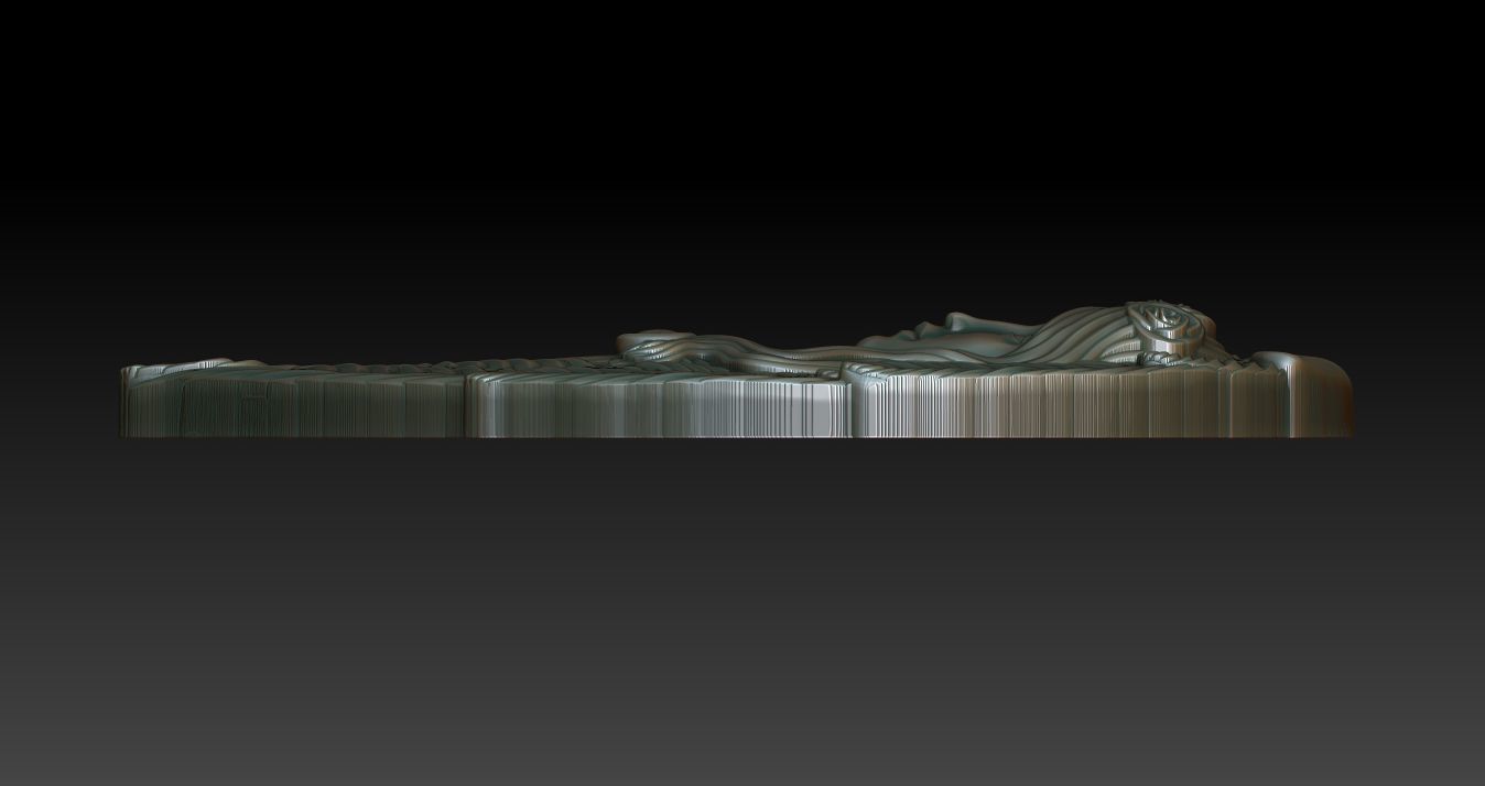 Angel with wings 3D print model_8