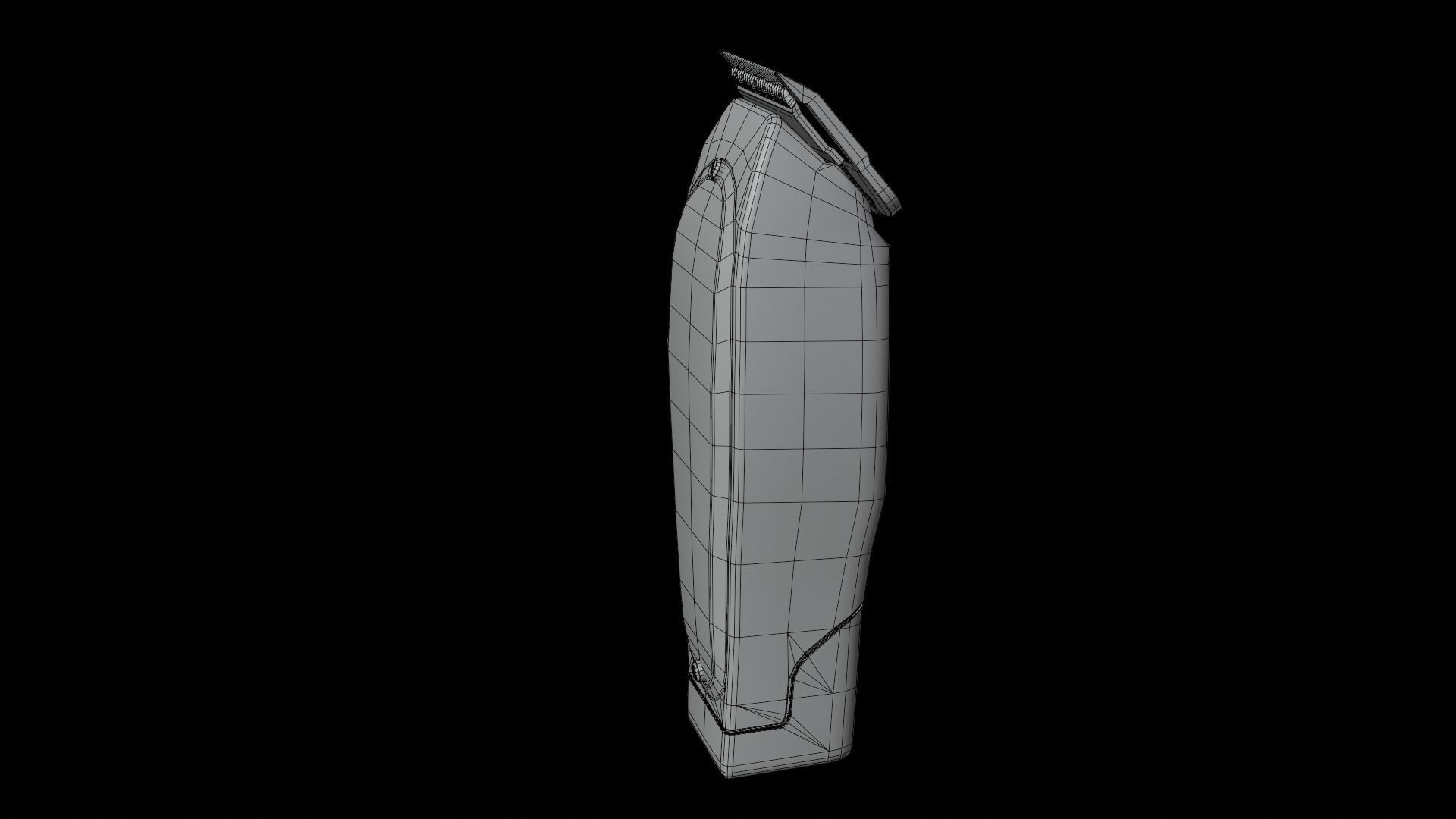 Hair Clipper Low-poly 3D model_14