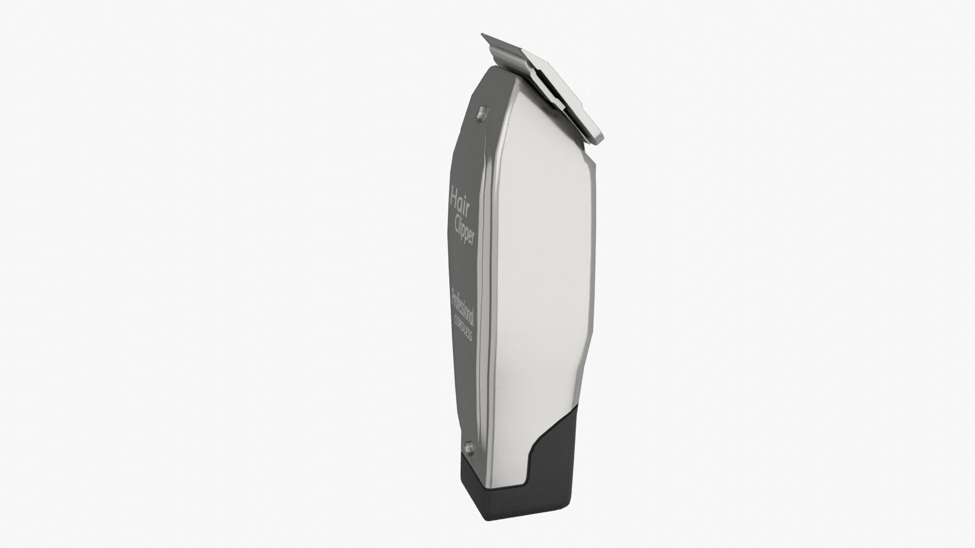 Hair Clipper Low-poly 3D model_4