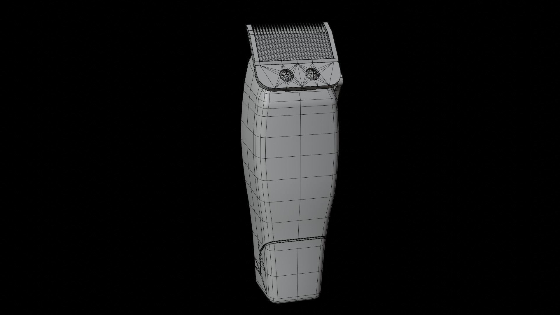 Hair Clipper Low-poly 3D model_15