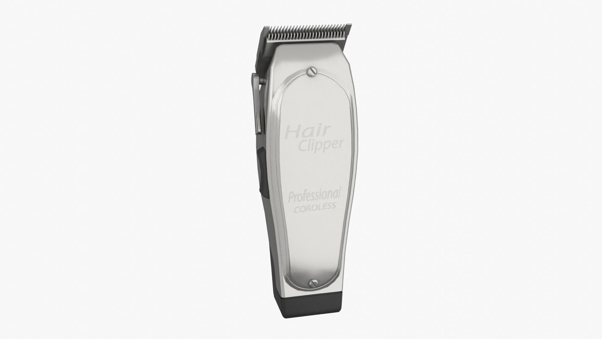 Hair Clipper Low-poly 3D model_1