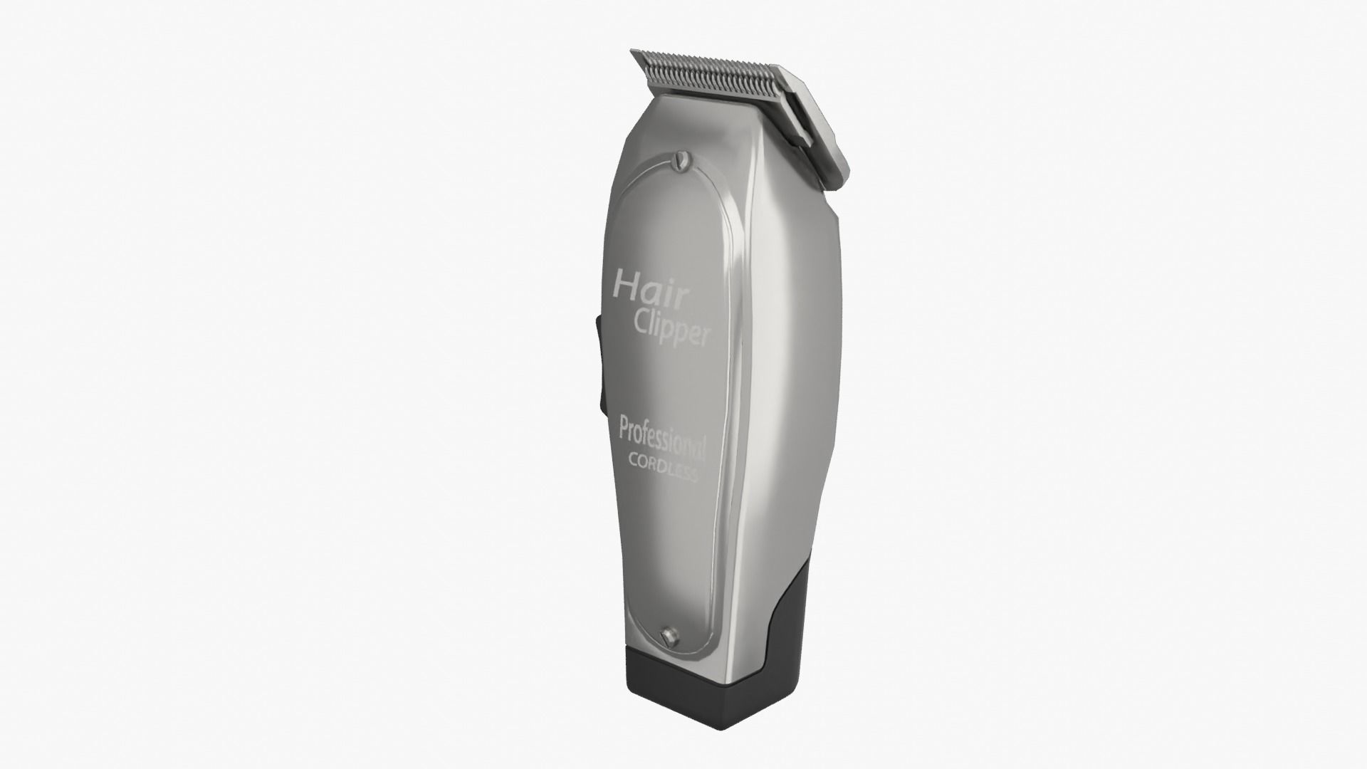 Hair Clipper Low-poly 3D model_3
