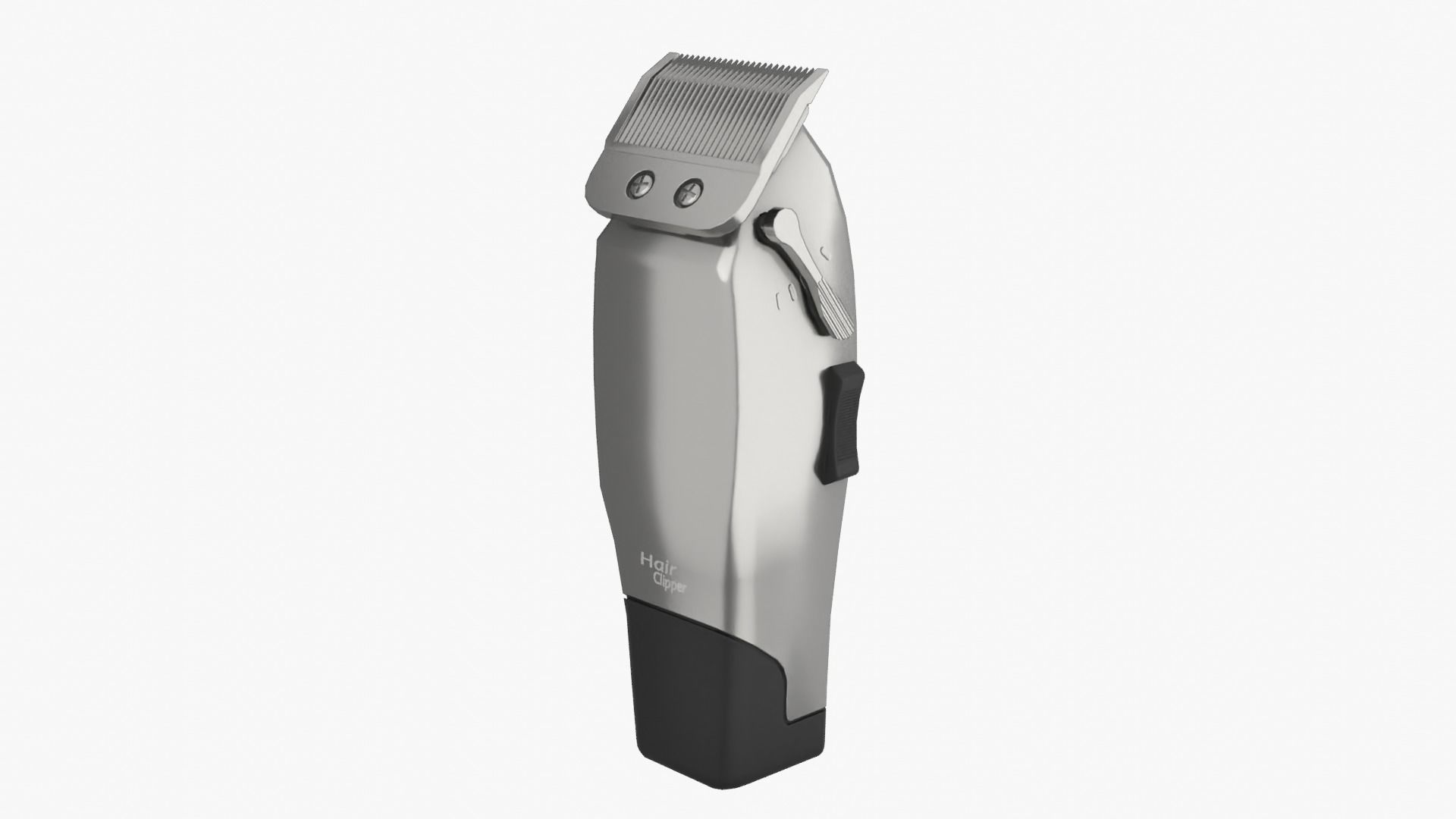 Hair Clipper Low-poly 3D model_9