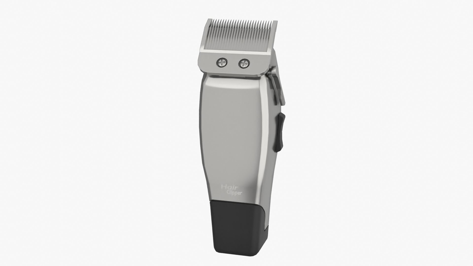 Hair Clipper Low-poly 3D model_8