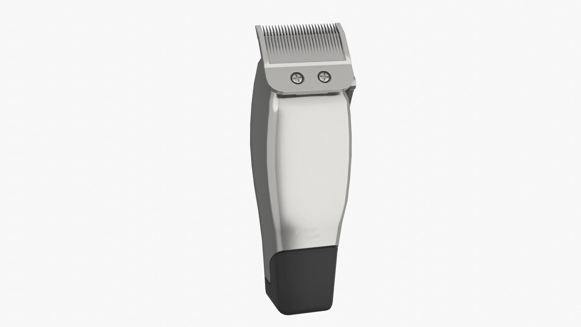 Hair Clipper Low-poly 3D model_7