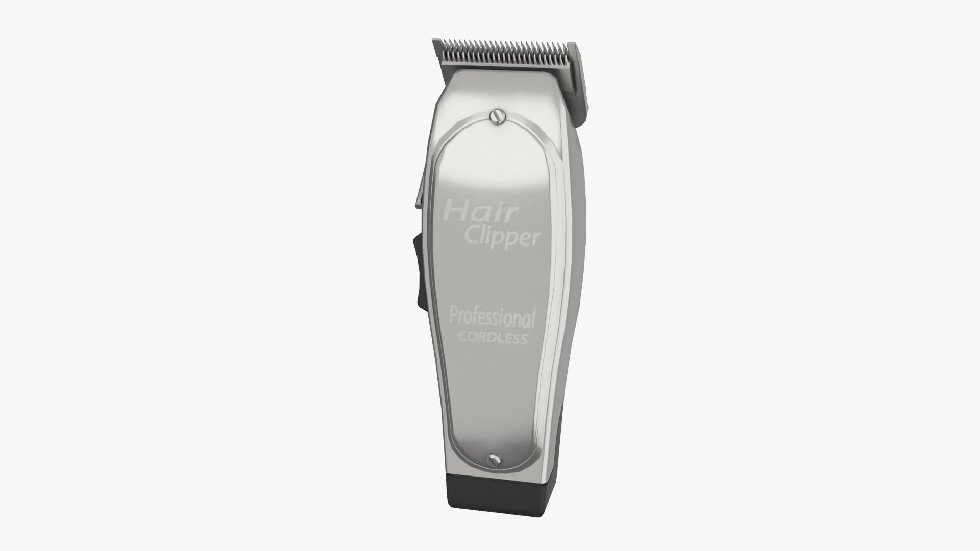 Hair Clipper Low-poly 3D model_2