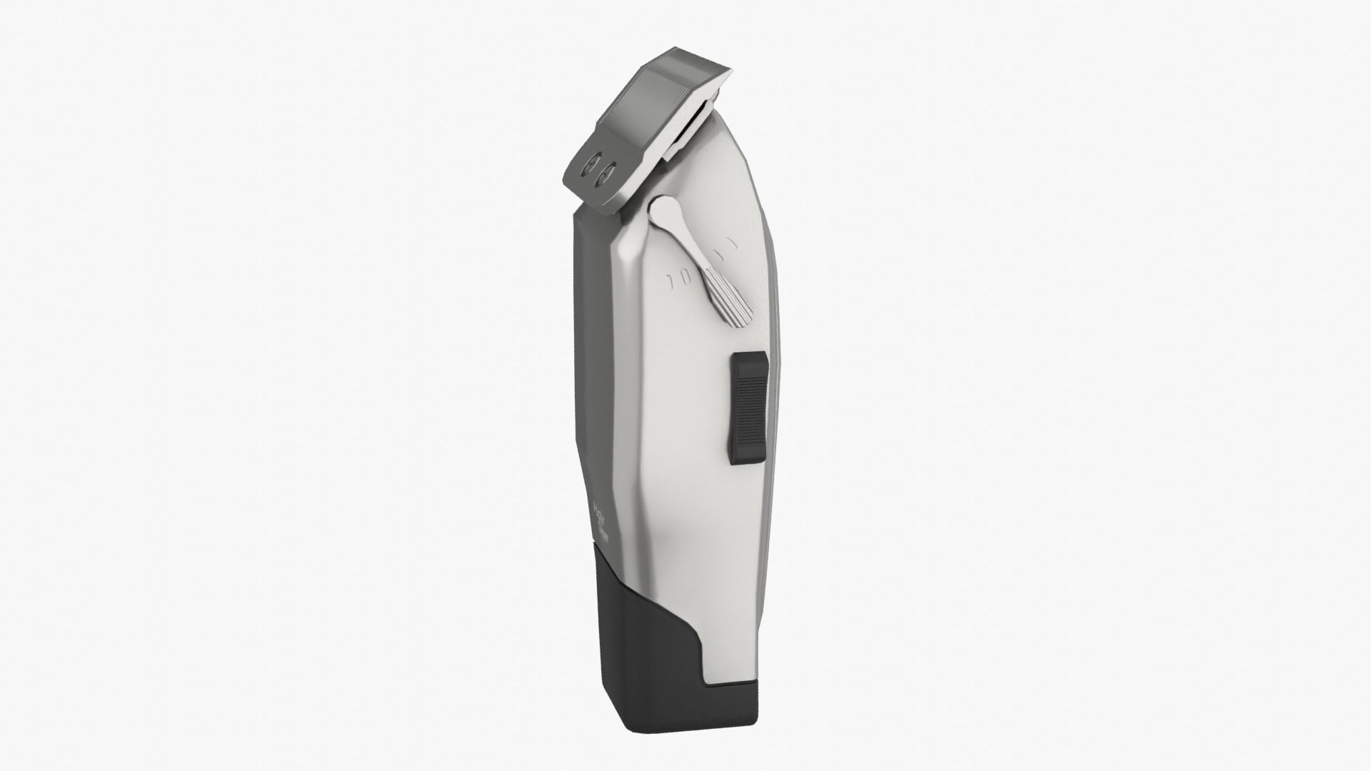 Hair Clipper Low-poly 3D model_10