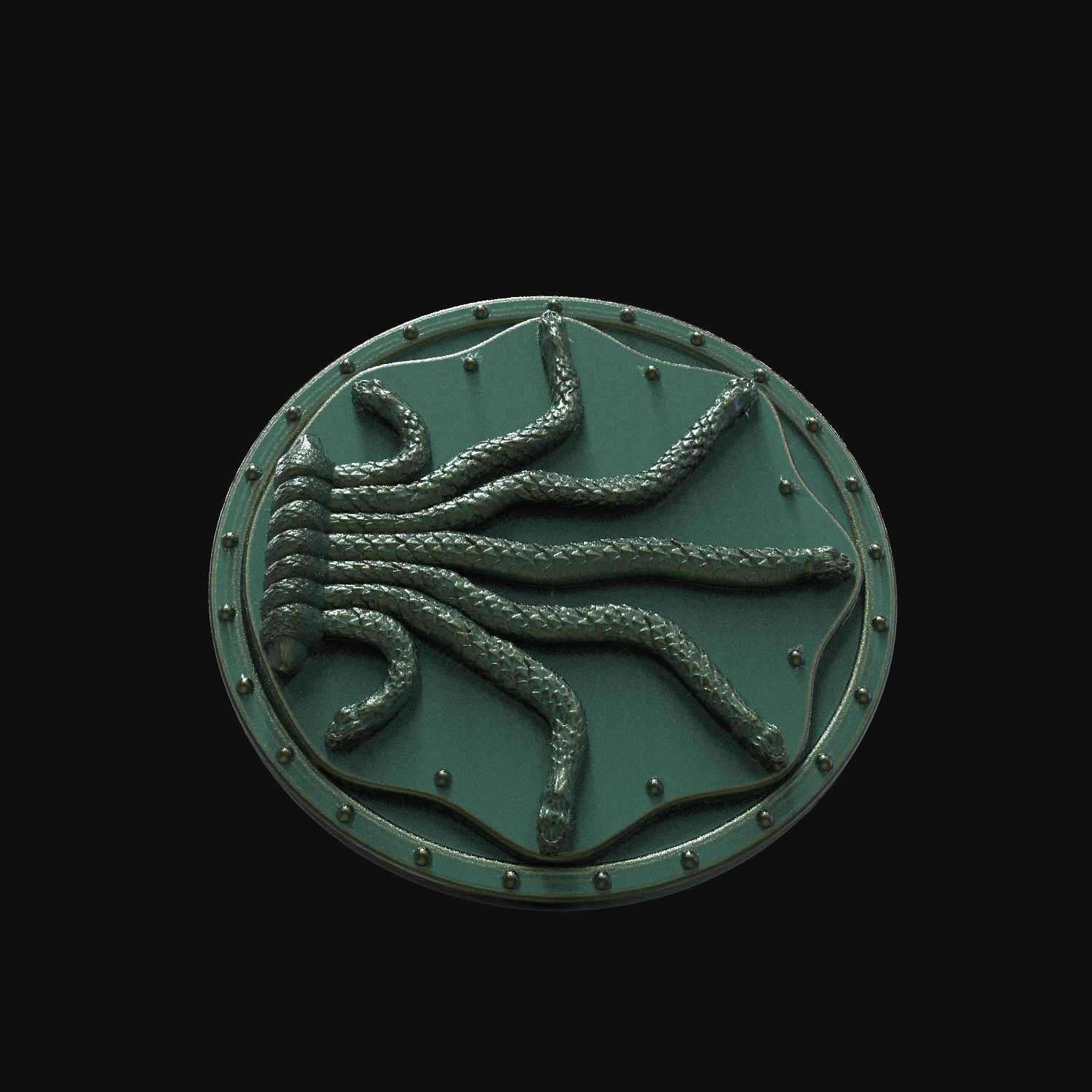 Chamber of Secrets Gate - Harry Potter Salazar Slytherin Free 3D print model_7
