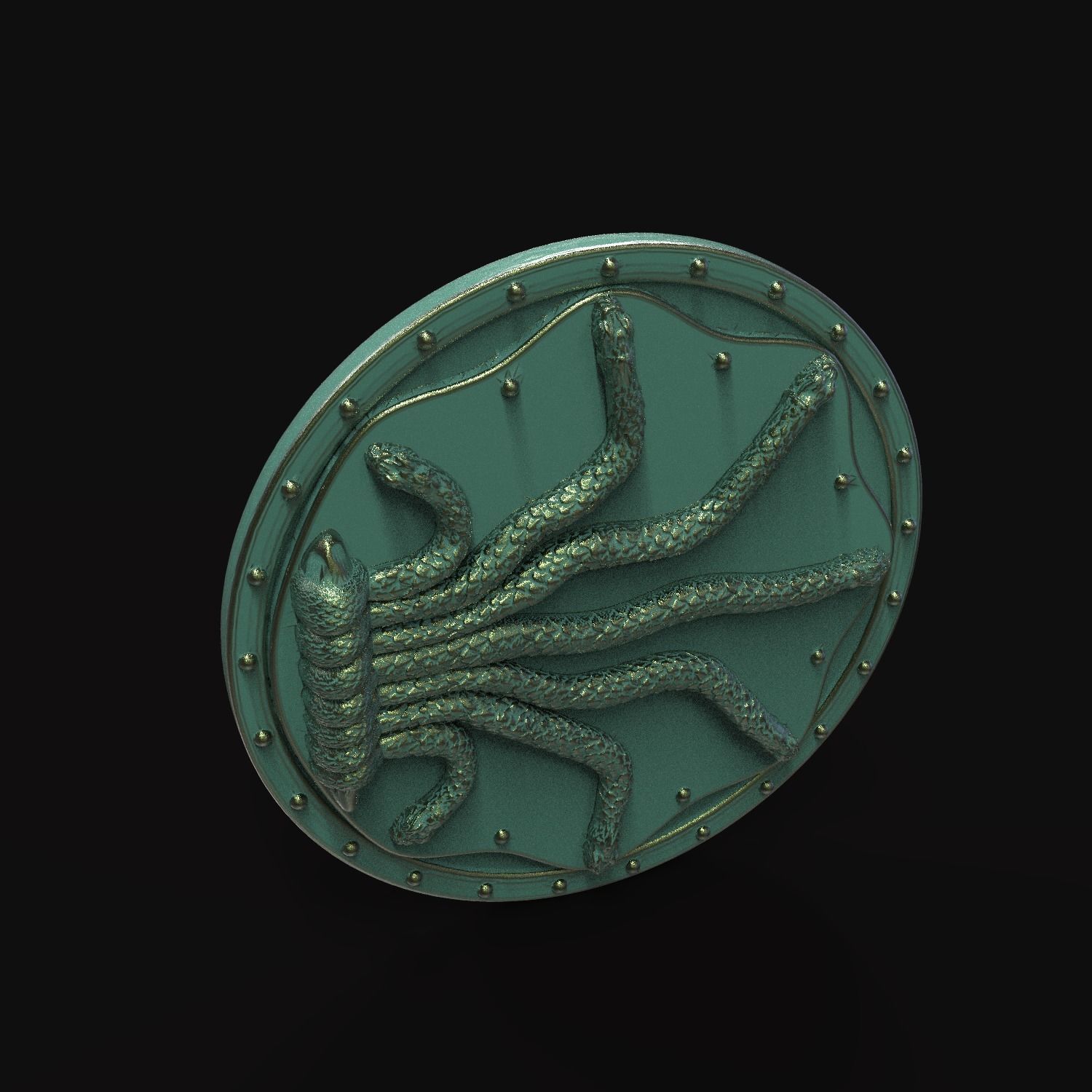 Chamber of Secrets Gate - Harry Potter Salazar Slytherin Free 3D print model_2