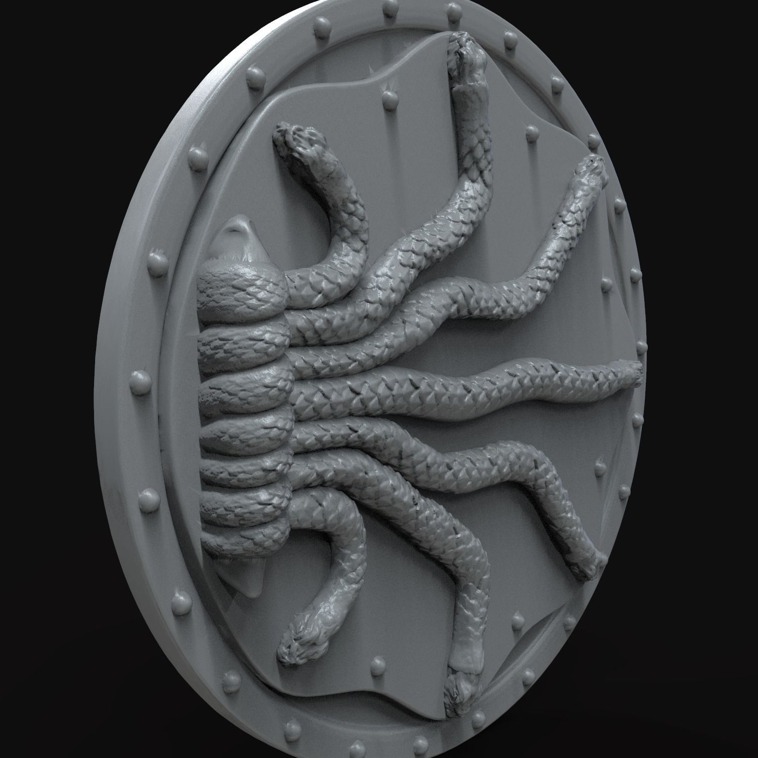 Chamber of Secrets Gate - Harry Potter Salazar Slytherin Free 3D print model_11