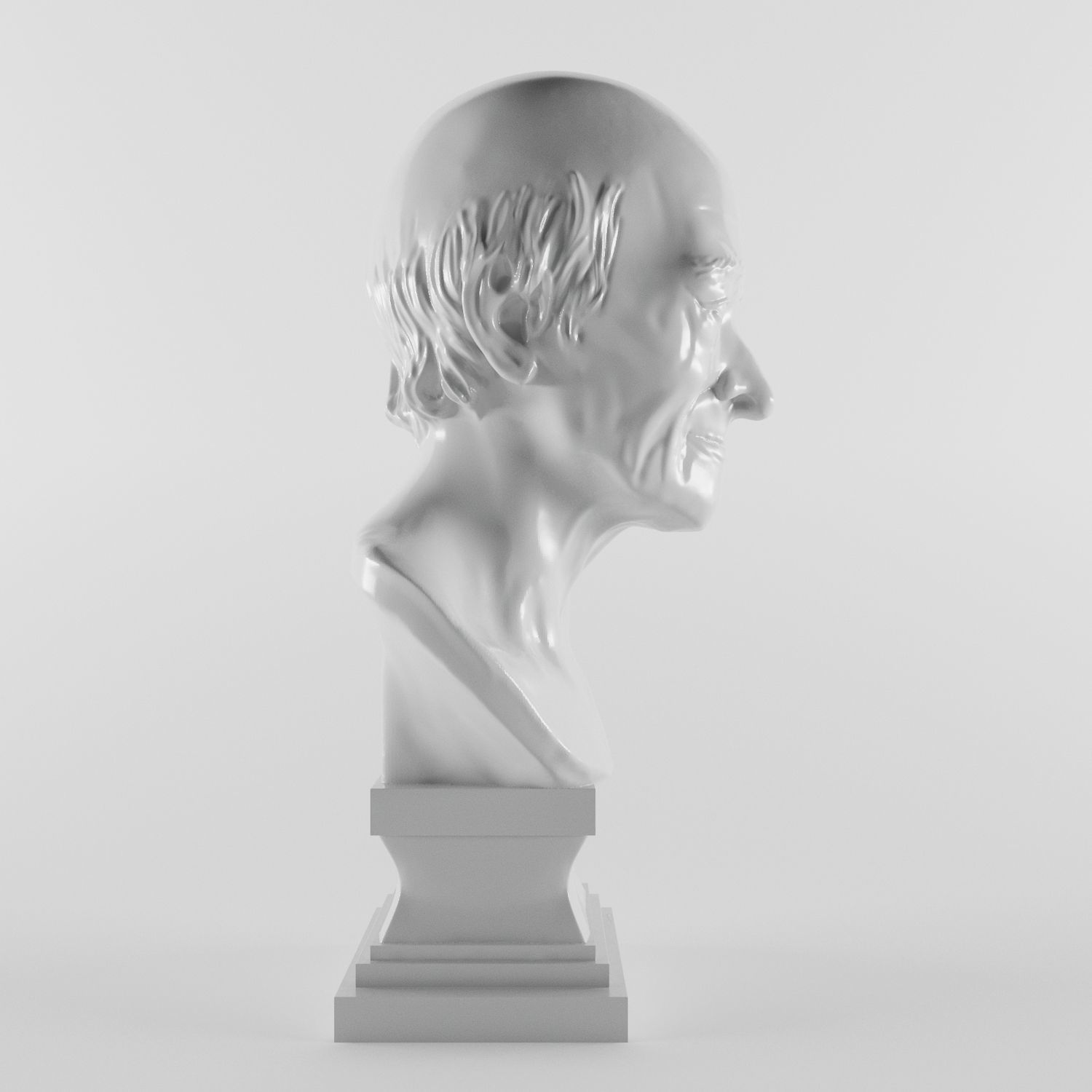 Francois-Marie Arouet Voltaire 3D print model_2