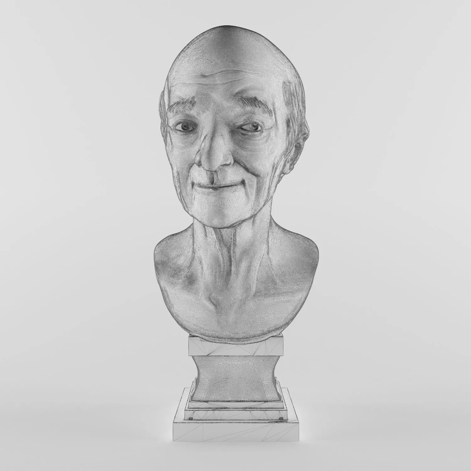 Francois-Marie Arouet Voltaire 3D print model_0
