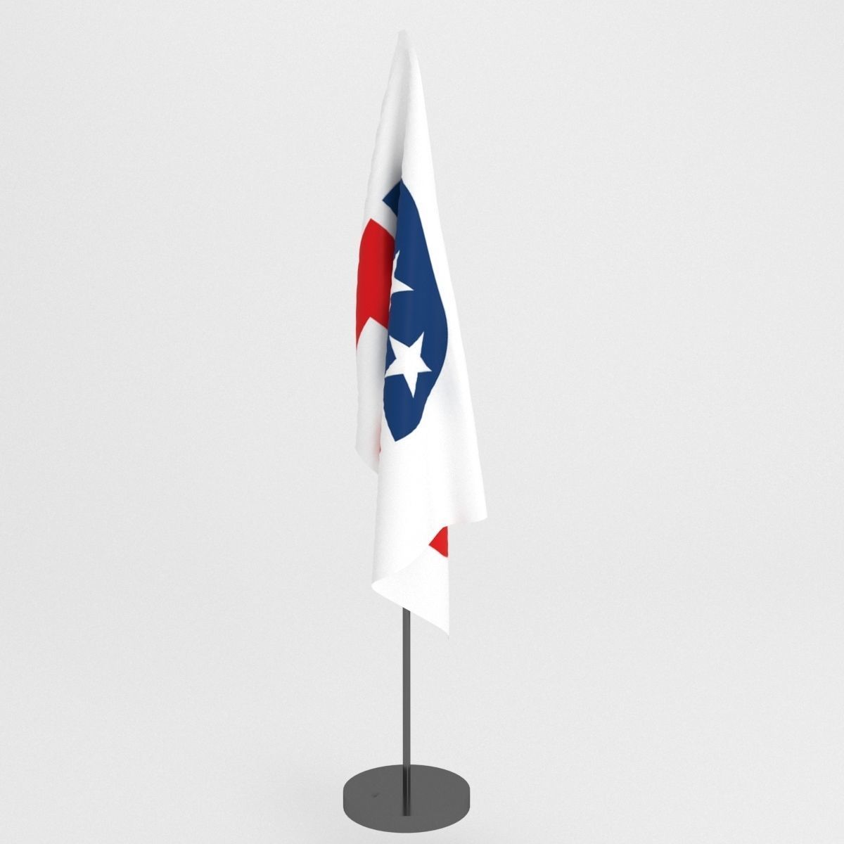 AMERICAN POLITICAL PARTY FLAGS 3D Model Collection_6