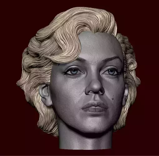 Marilyn Monroe Head 3D print model