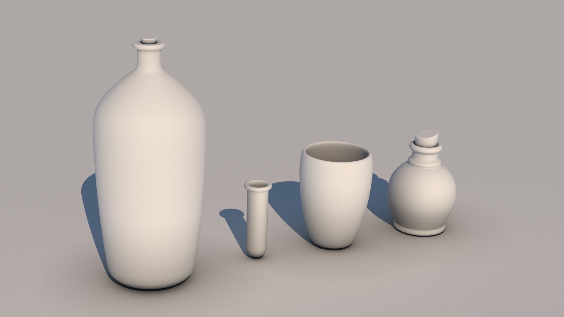 Glass objects pack 3D model_3