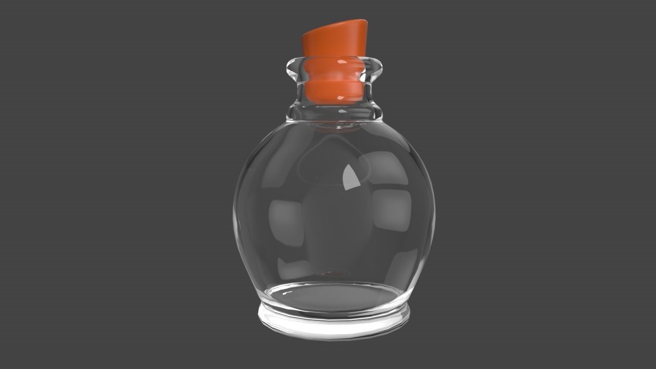 Glass objects pack 3D model_1