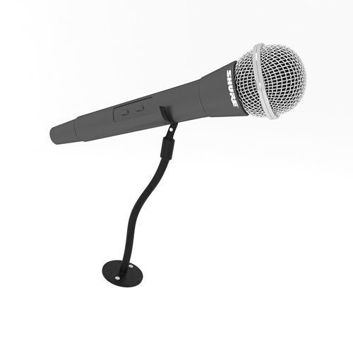 mic 3d model microphone 3D model
