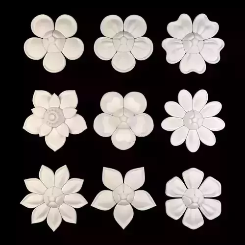 Ornament Flowers Pack 02