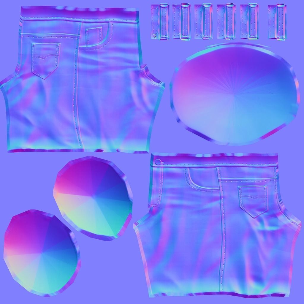 BOY WITH TEXTURES Free 3D model_6