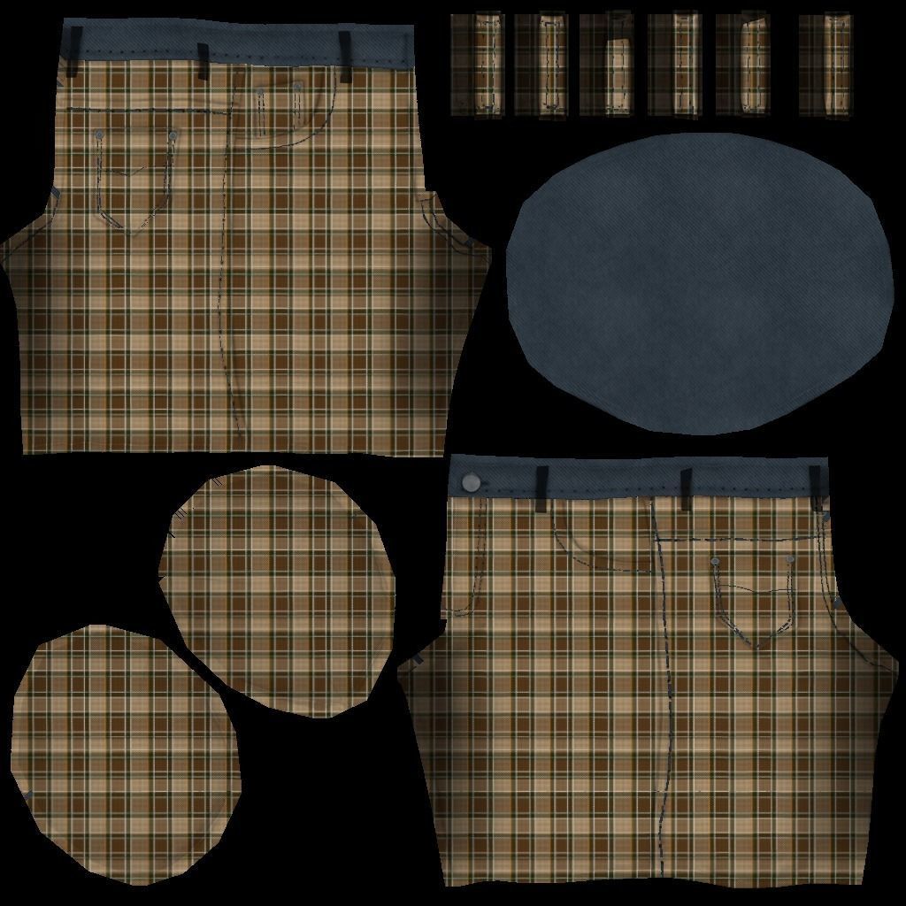 BOY WITH TEXTURES Free 3D model_4