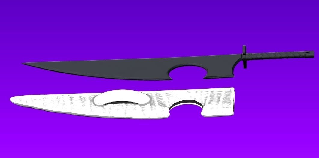 Uzui Tengen Sword and Sheath for cosplay 3D print model_3