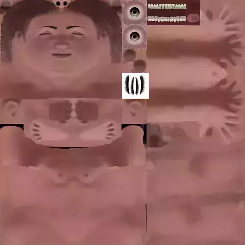 female with textures